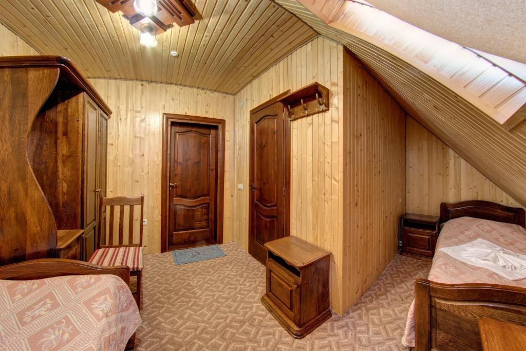 Postel nebo postele na pokoji v ubytování Villa Vlad & Spa