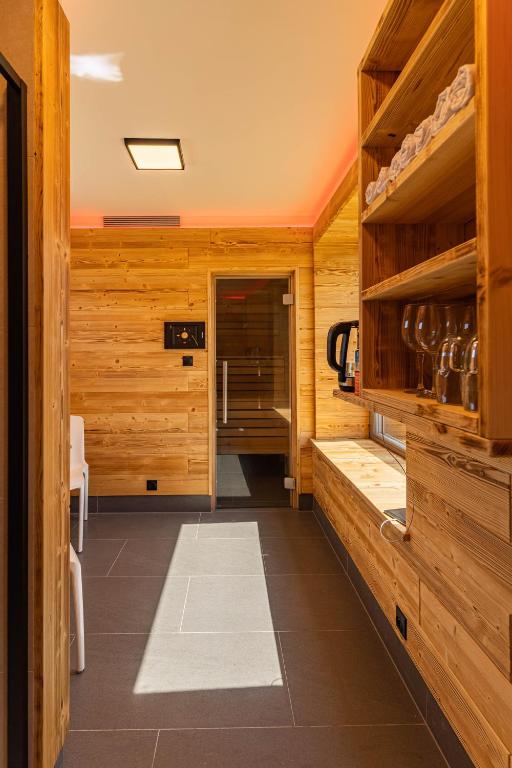 Kuchyň nebo kuchyňský kout v ubytování APARTMÁNY POD SJEZDOVKOU