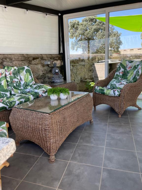Posezení v ubytování Villa Entre Encinas