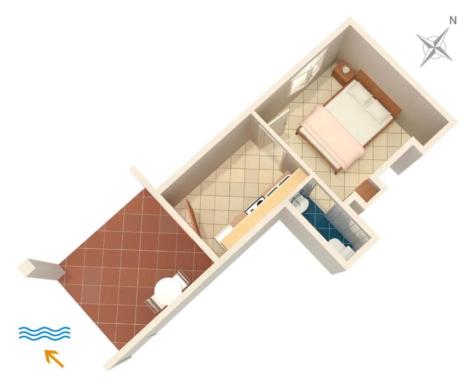 Ένα μπάνιο στο Apartments by the sea Cove Pokrivenik, Hvar - 4604