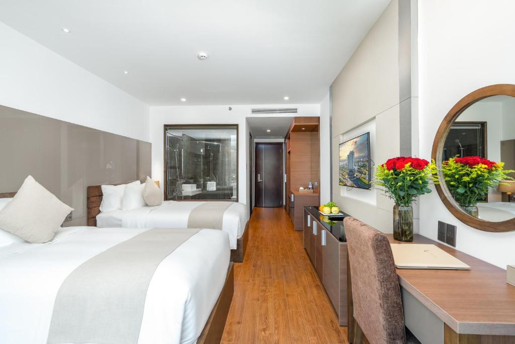 Phòng Deluxe 2 Giường Đơn Nhìn Ra Vịnh