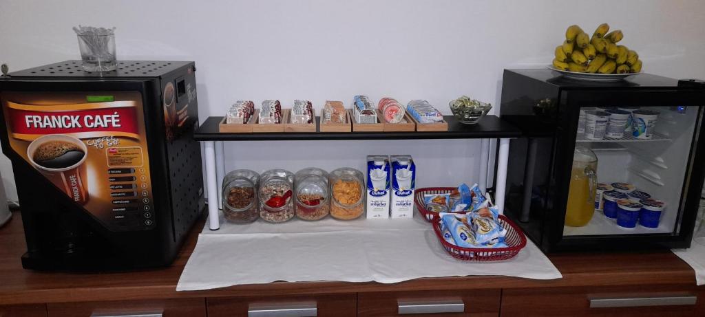 Nápoje v ubytování Riva Rooms
