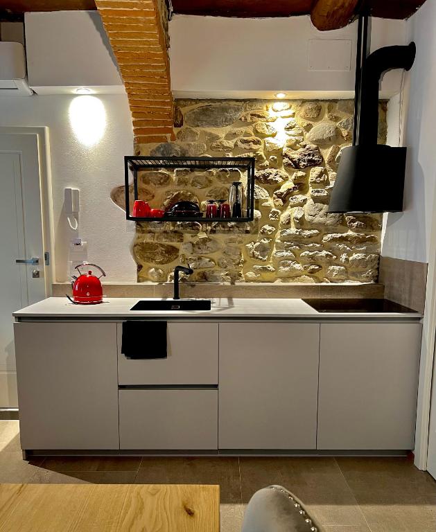 Kuchyň nebo kuchyňský kout v ubytování Nobilia Dimore - Suite & Spa®
