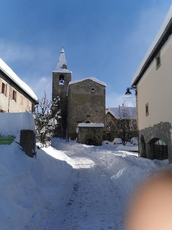 La Petite Chapelle v zimě