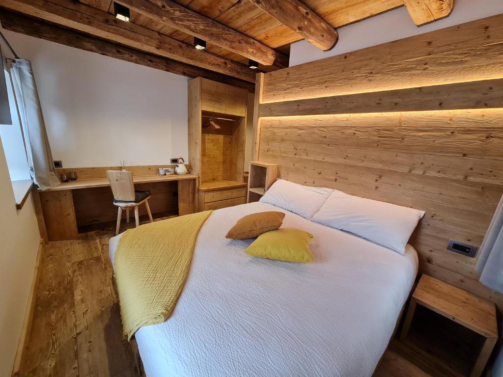 Posteľ alebo postele v izbe v ubytovaní La Culla B&B