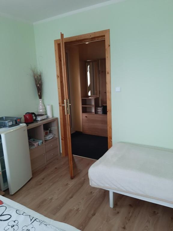 Kuchyň nebo kuchyňský kout v ubytování Privat Jana