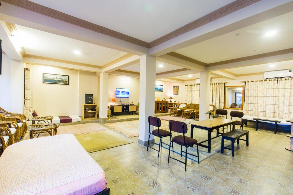 Posezení v ubytování Hotel Acme Inn