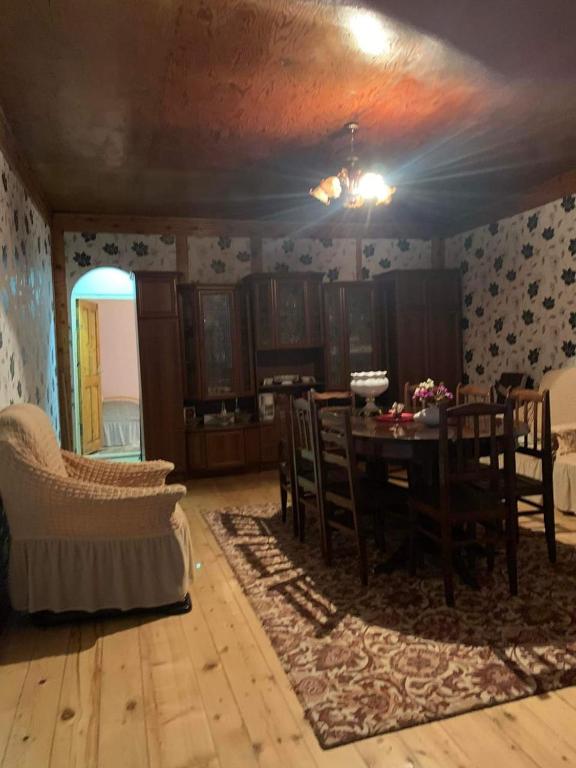 Posezení v ubytování Guest house Mzia