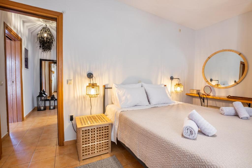 Postel nebo postele na pokoji v ubytování Bonendis - Sea View Apartment