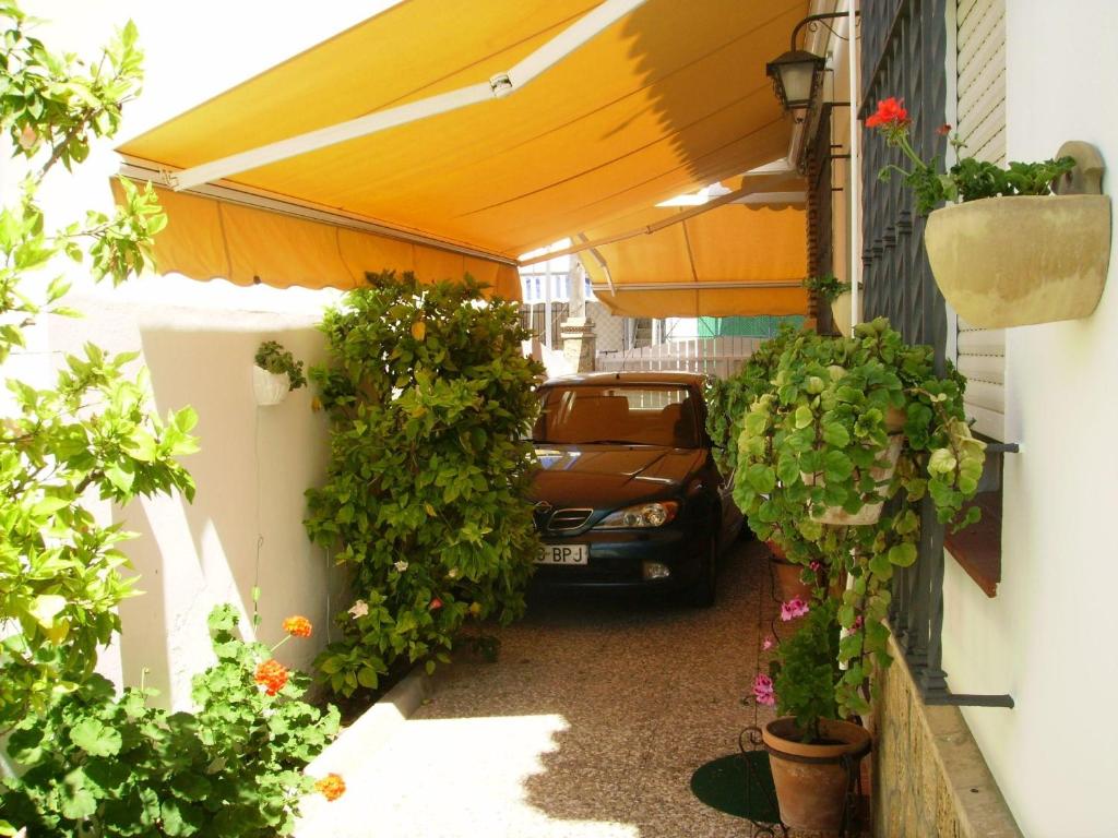 Vonkajšia záhrada v ubytovaní 300-Meter-bis-zum-Strand-Caracola-Wohnung-mit-Garten