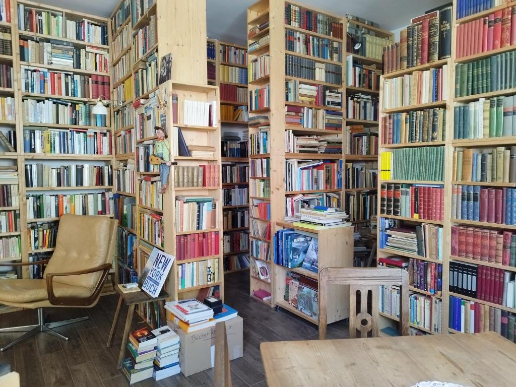 Knihovna v bed and breakfast