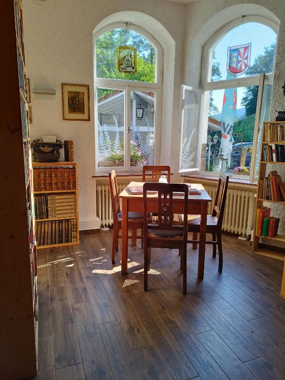 Knihovna v bed and breakfast