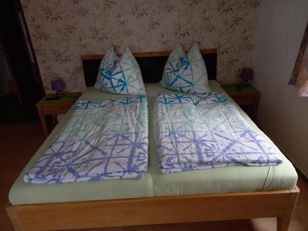Postel nebo postele na pokoji v ubytování Rainzhof