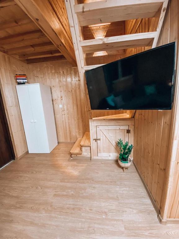 TV a/nebo společenská místnost v ubytování W Starym Sadzie