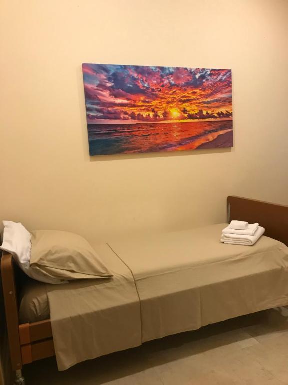 Postel nebo postele na pokoji v ubytování La torre