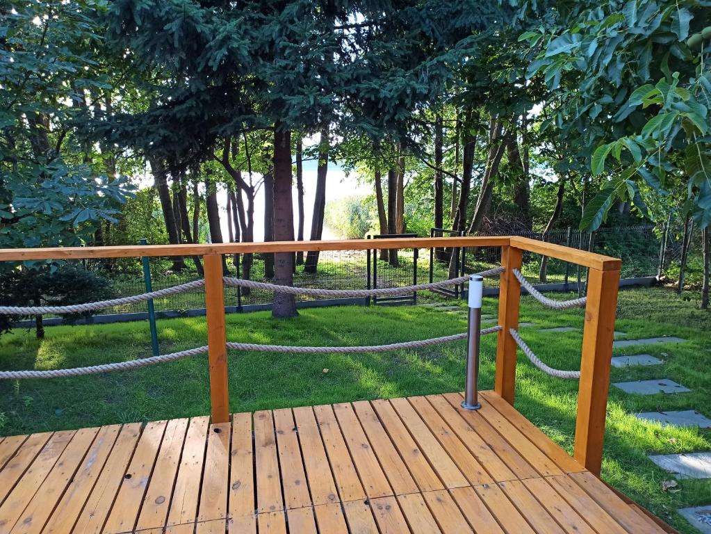 Zahrada ubytování Domek na Pałukach