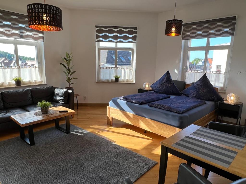 Posezení v ubytování Pension-Leipzig-Süd