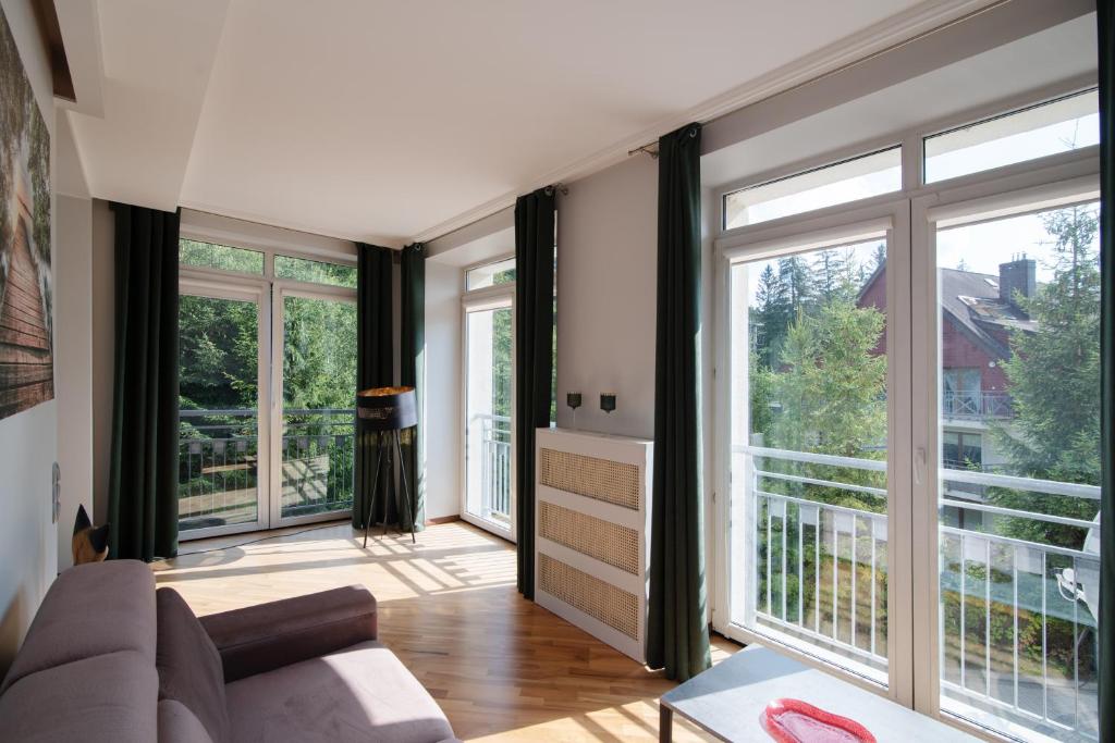 Posezení v ubytování Apartament Andy Wisła
