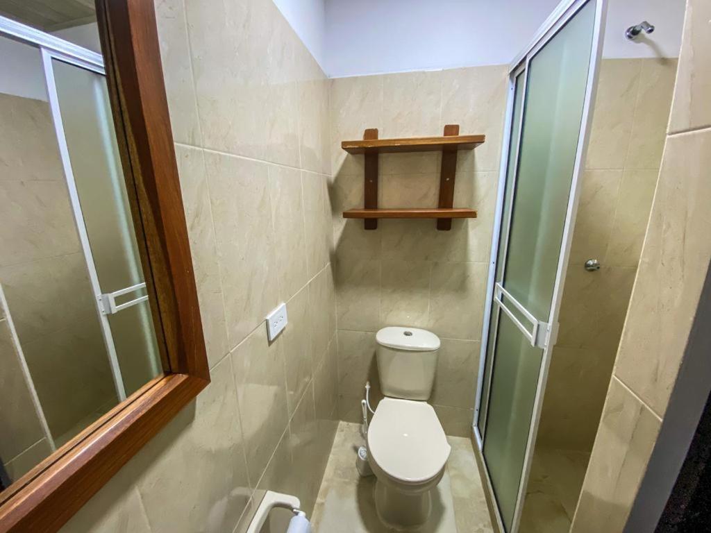Koupelna v ubytování Aparta-Hotel LENEMBERGER