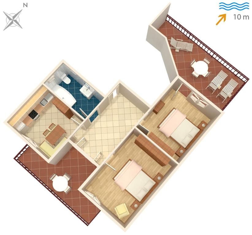 Fotografie z fotogalerie ubytování Family friendly seaside apartments Arbanija, Ciovo - 5220 v Trogiru
