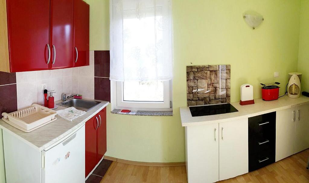 Kuchyň nebo kuchyňský kout v ubytování Apartments with a parking space Biograd na Moru, Biograd - 5282
