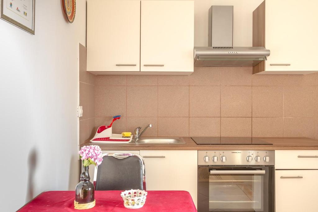 Kuchnia lub aneks kuchenny w obiekcie Apartments and rooms with WiFi Njivice, Krk - 5362