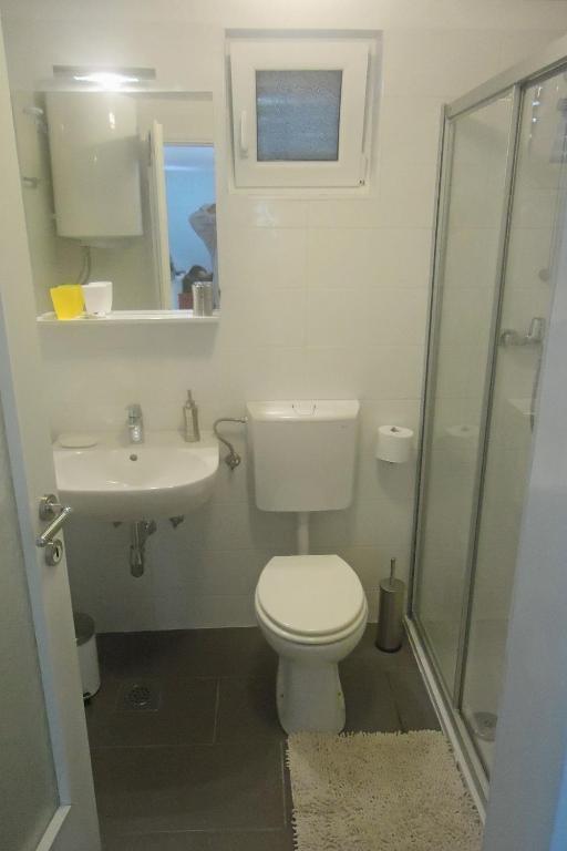 Kúpeľňa v ubytovaní Apartment Selce 5531b