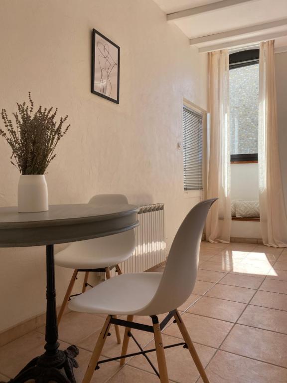 La Fontaine de Vinsobres - Habitación Doble Con Baño Privado