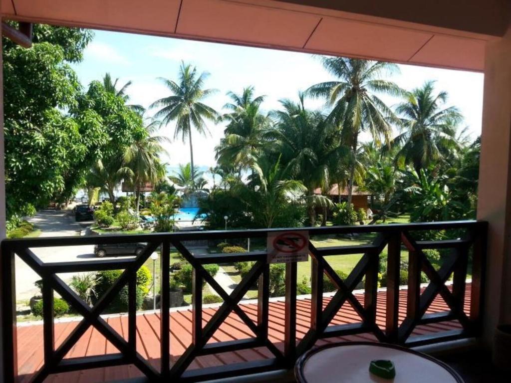 Balkón nebo terasa v ubytování Seaside Travellers Inn