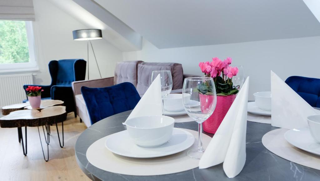 Posezení v ubytování Hotel Rezydencja AS & Spa-Najwyżej w Karpaczu