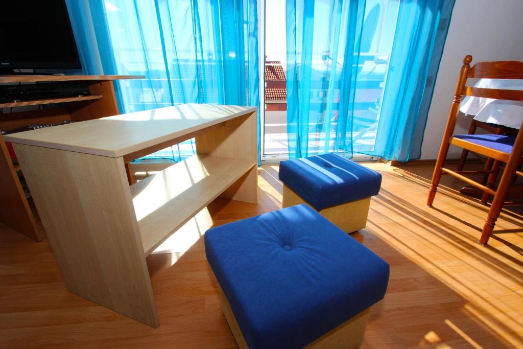 Posteľ alebo postele v izbe v ubytovaní Apartment Crikvenica 5553e