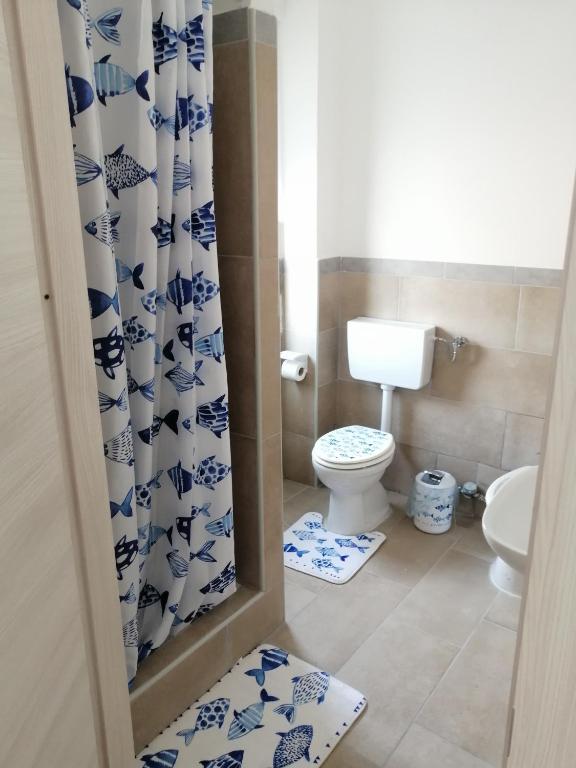Kúpeľňa v ubytovaní Albergo blue fish