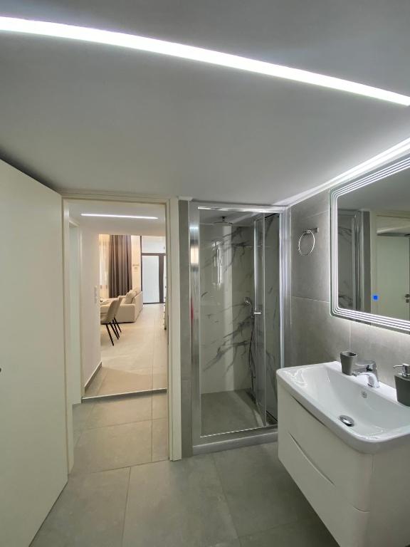 Kúpeľňa v ubytovaní Hotel Alex