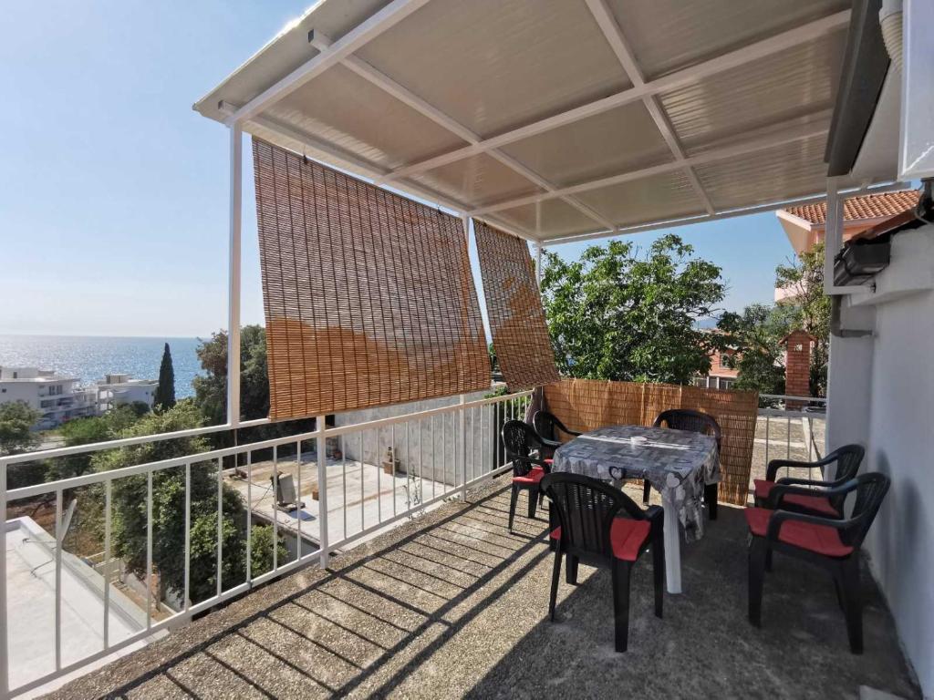 Balkón nebo terasa v ubytování Apartman Kosta