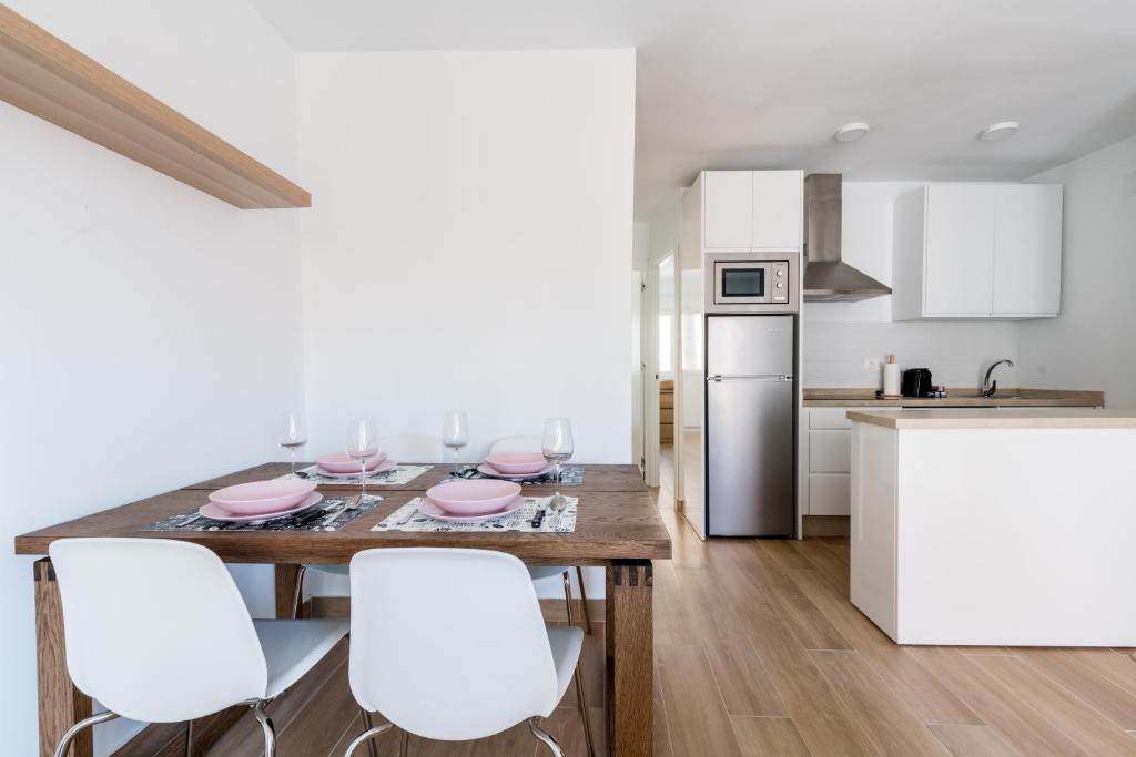 Kuchyň nebo kuchyňský kout v ubytování Holi-Rent Pureza
