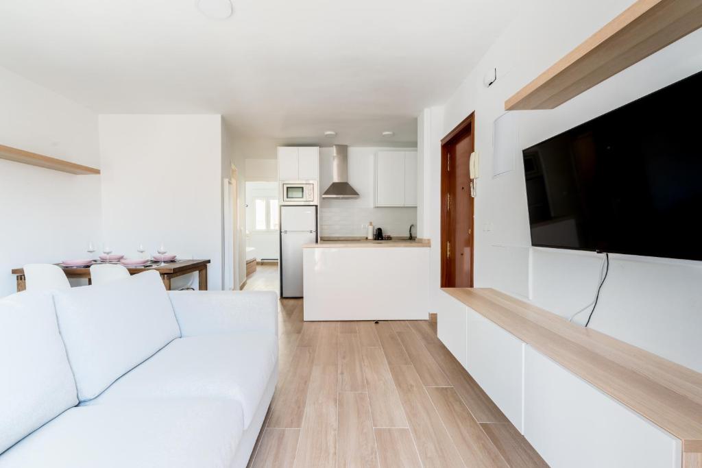Kuchyň nebo kuchyňský kout v ubytování Holi-Rent Pureza