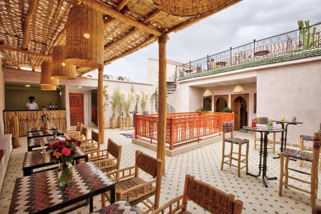 Un balcón o terraza en Riad Arabkech