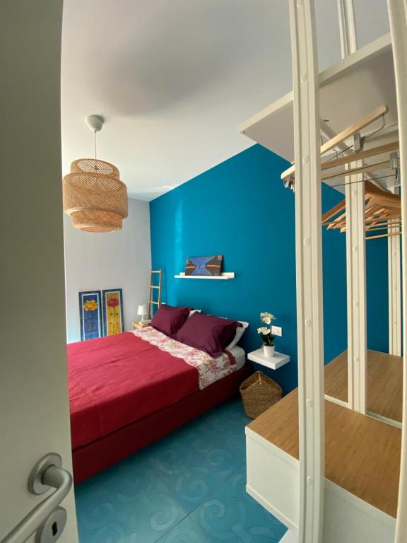 Postel nebo postele na pokoji v ubytování Incantevole alloggio sulla Costa dei Trabocchi