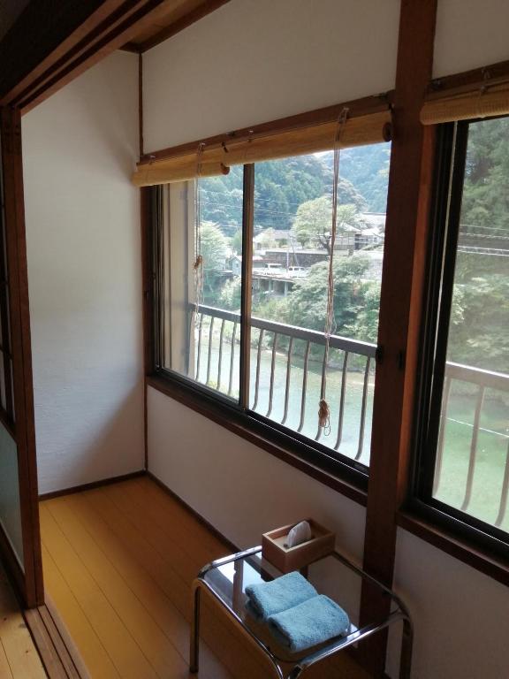 Balkón nebo terasa v ubytování そらやまゲストハウス Sorayama guesthouse