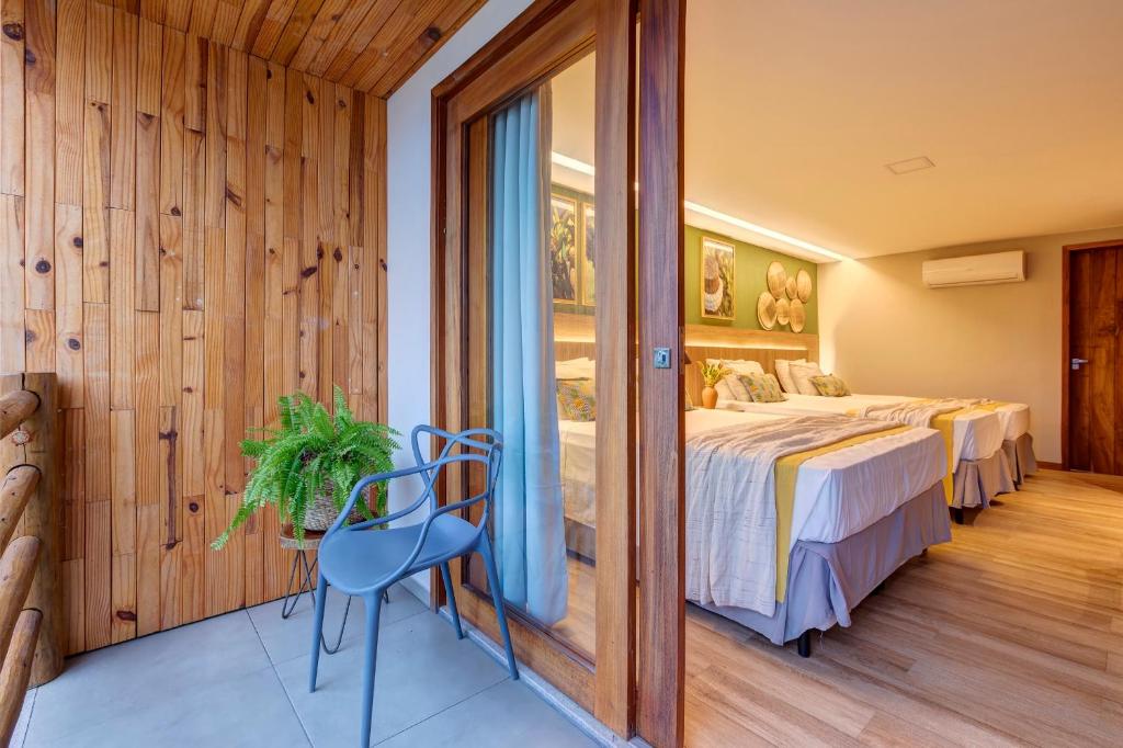Postel nebo postele na pokoji v ubytování Resort Tororomba