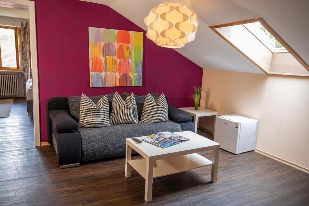 Posezení v ubytování Berg Hotel Weingarten Garni
