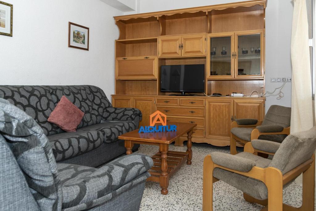 A television and/or entertainment centre at Miralmar, 10º-69