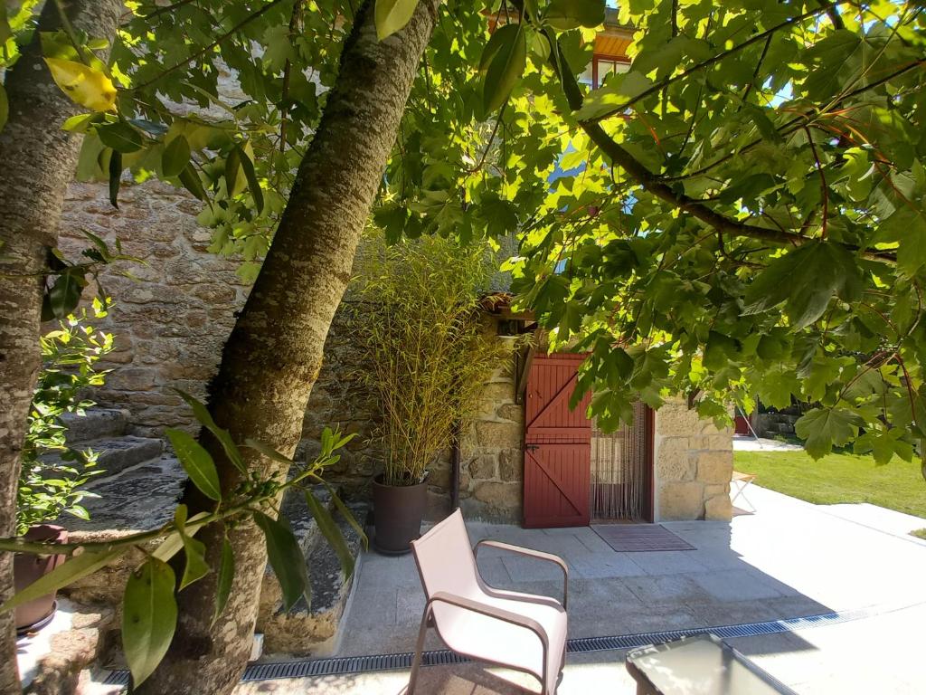 A garden outside A CASA DO BUXO