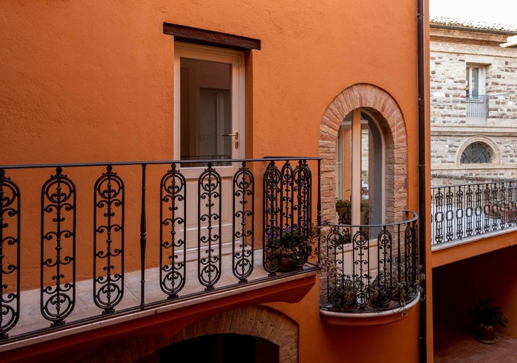 En balkong eller terrasse på Il Cortile Segreto