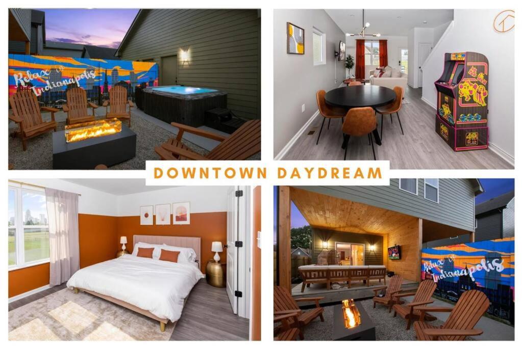 Downtown Daydream Jacuzzi, Fire Pit, Arcade, Indianapolis (updated