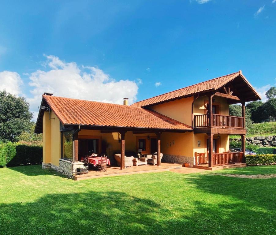 Zahrada ubytování Chalet El Ñeru