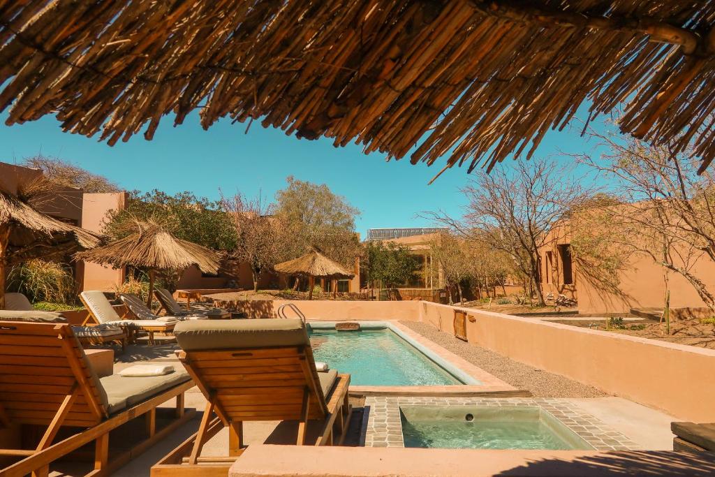 Bazén v ubytování NOI Casa Atacama nebo v jeho okolí