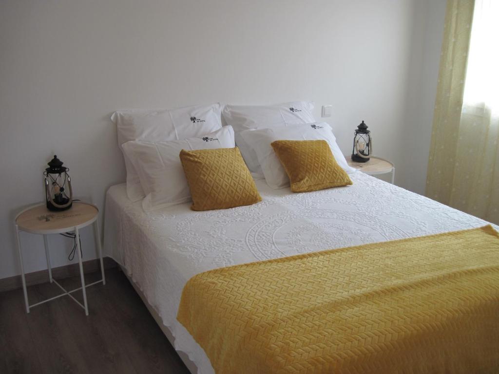 Postel nebo postele na pokoji v ubytování Casas nas Hortas