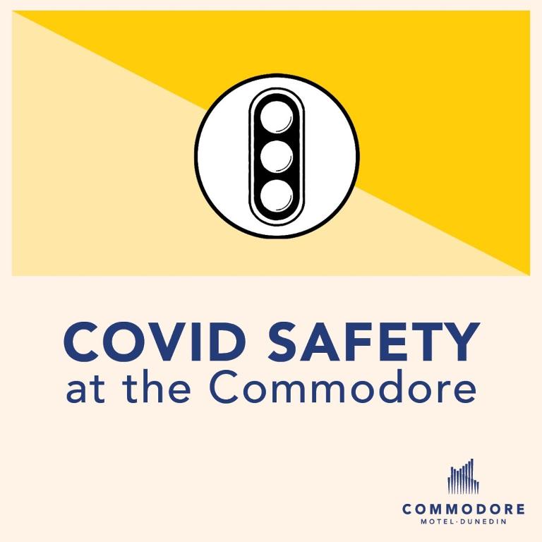 Certifikát, hodnocení, plakát nebo jiný dokument vystavený v ubytování Commodore Motel