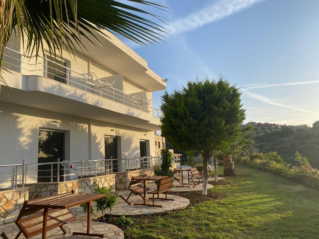 Zahrada ubytování Hotel Mesun Himare